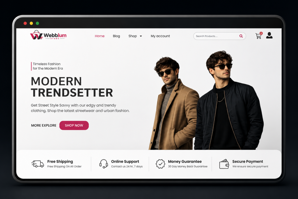 our demo web for you