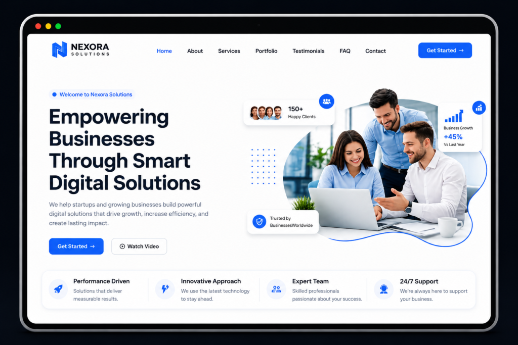 our demo web for you